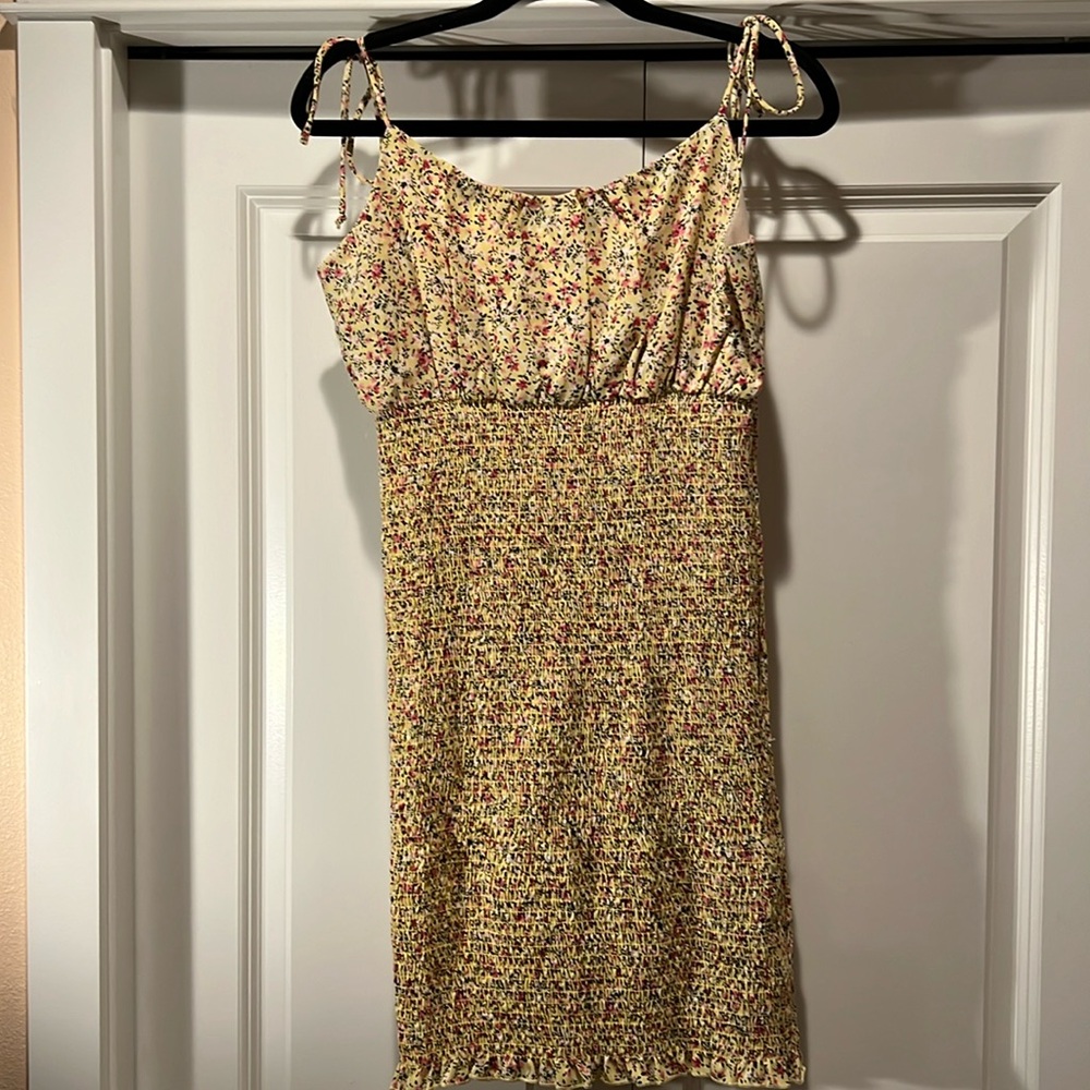Floral Ruched Dress